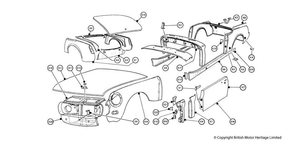 Mg midget spare parts hotsell