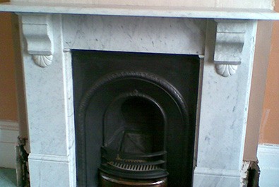 antique marble fireplace 