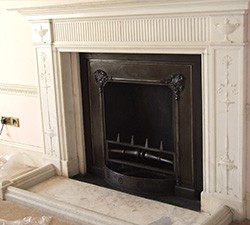 James Wyatt fireplace restored