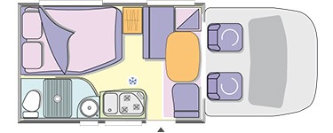 chausson motorhome layout