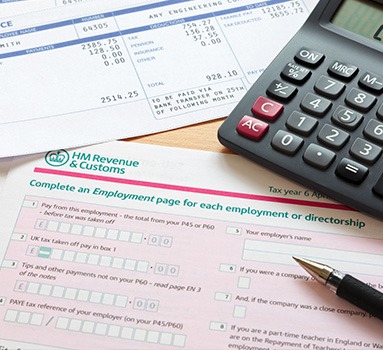 HMRC Tax return form