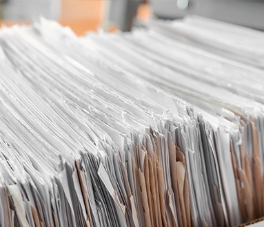 stacks of old documents