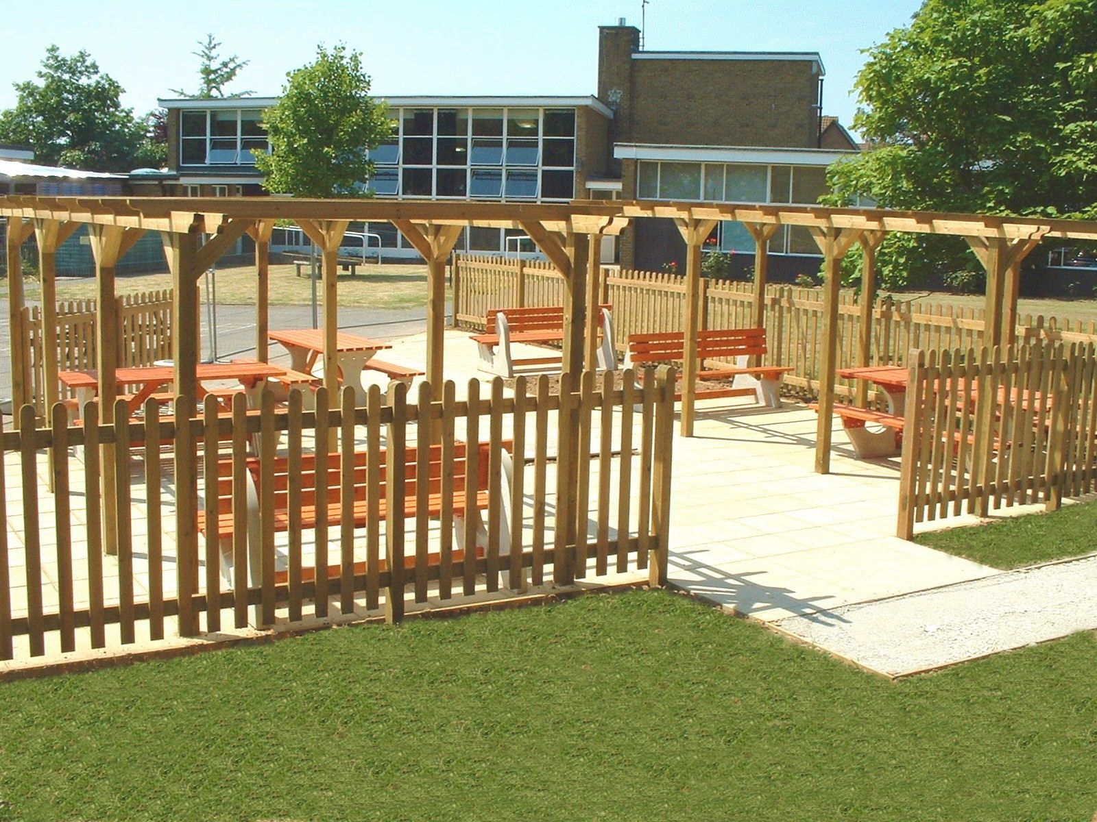 Kent Commercial landscaping - Outside Classroom