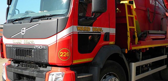 close up view of company vehicle