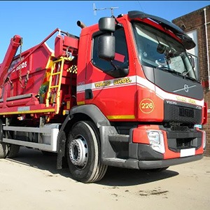 view of company truck