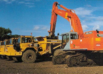ward bros excavator on hire