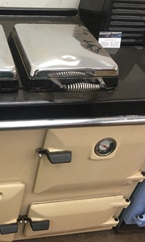 cream coloured aga range