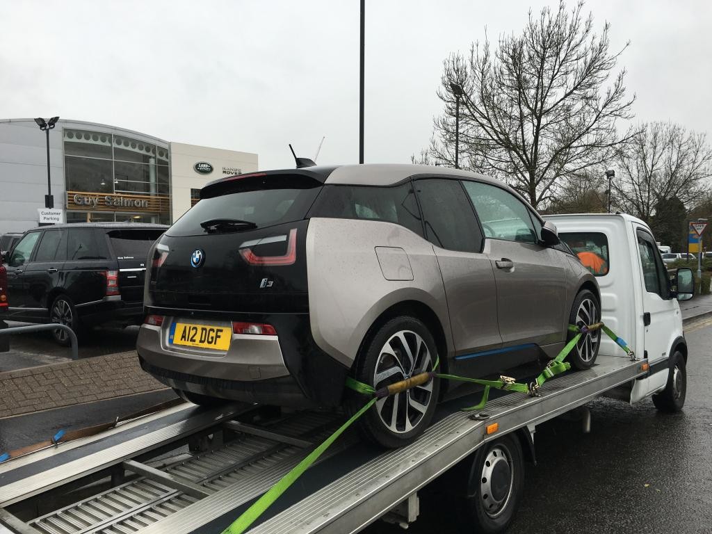 BMW I3 Transport from Blackpool
