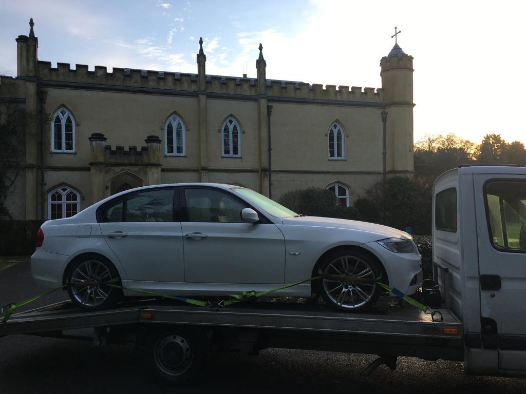 Silver BMW from Preston