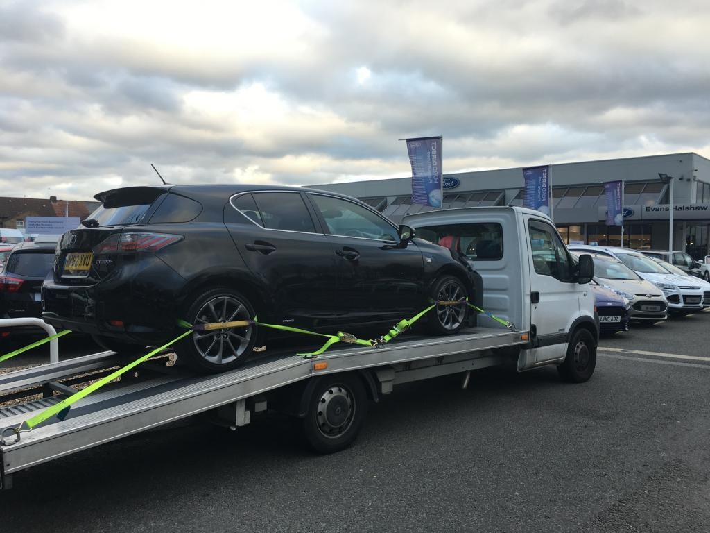 Lexus Car Delivery to Preston