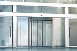 Automatic doors use sensors to detect motion