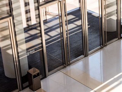 shop fronts and automatic door installation