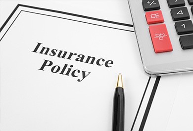cover of insurance policy document