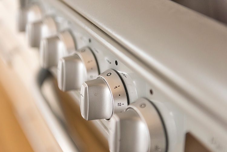 knobs on the kitchen hob
