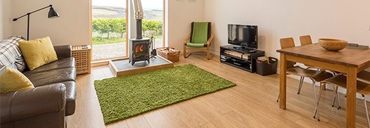 luxury holiday cottages cairngorms- modern living space 