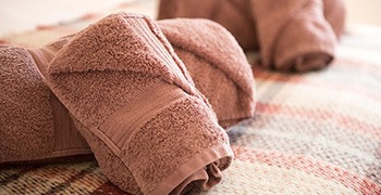 holiday cottages speyside - cleanly folded towels