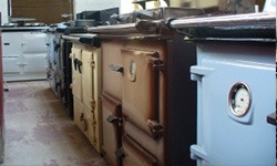 refurbished ranges in workshop