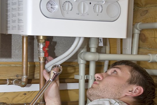 Inspecting boiler for faults